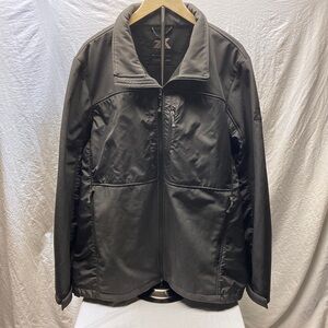 Zeroxposur men’s black label jacket.size XXL. Charcoal gray